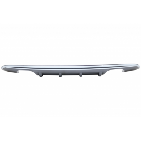 Rear Bumper Spoiler Valance Diffuser Double Outlet suitable for AUDI Q5 8R Facelift (2013-2016) Standard Bumper (SE) Rear Bumper Spoiler Valance Diffuser Double Outlet suitable for AUDI Q5 8R Facelift (2013-2016) Standard Bumper (SE)