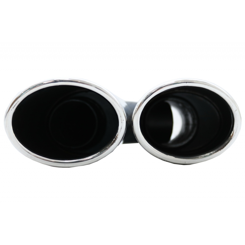 Rear Bumper Spoiler Valance Diffuser Double Outlet suitable for AUDI Q5 8R Facelift (2013-2016) Standard Bumper (SE)