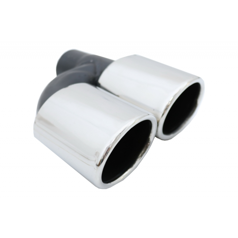 Rear Bumper Spoiler Valance Diffuser Double Outlet suitable for AUDI Q5 8R Facelift (2013-2016) Standard Bumper (SE)