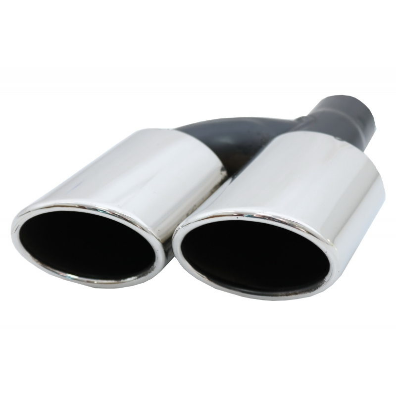 Rear Bumper Spoiler Valance Diffuser Double Outlet suitable for AUDI Q5 8R Facelift (2013-2016) Standard Bumper (SE)