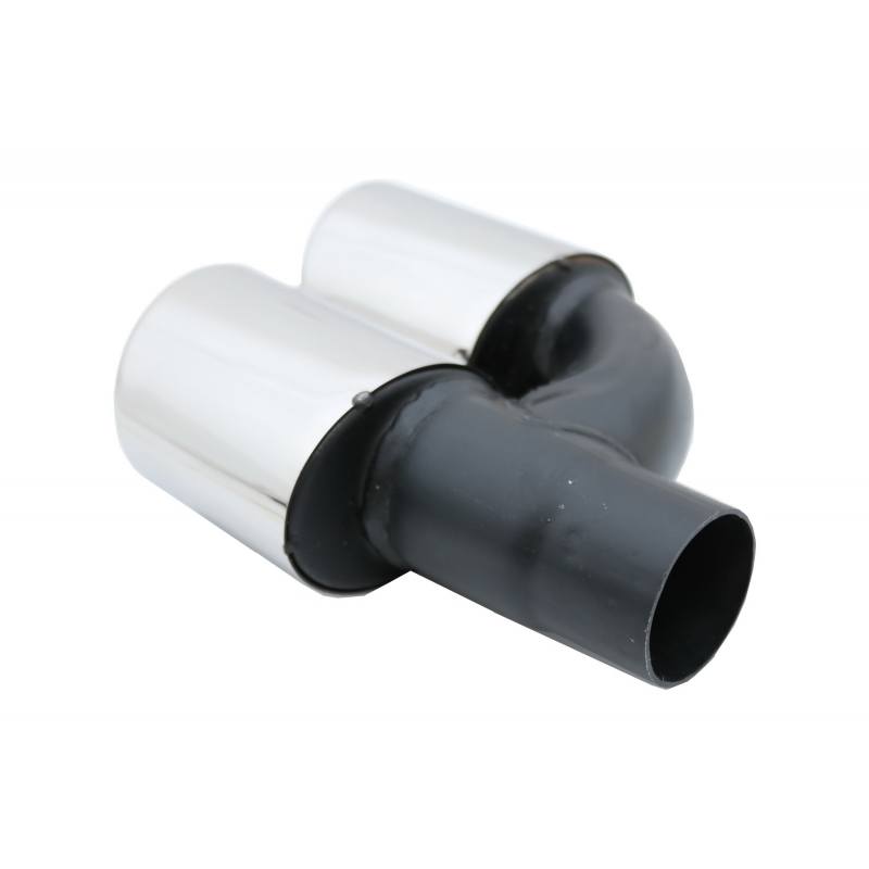 Rear Bumper Spoiler Valance Diffuser Double Outlet suitable for AUDI Q5 8R Facelift (2013-2016) Standard Bumper (SE)