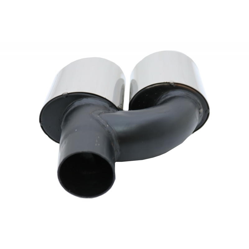 Rear Bumper Spoiler Valance Diffuser Double Outlet suitable for AUDI Q5 8R Facelift (2013-2016) Standard Bumper (SE)