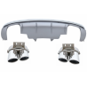 Rear Bumper Spoiler Valance Diffuser Double Outlet suitable for AUDI Q5 8R Facelift (2013-2016) S-Line Bumper Rear Bumper Spoiler Valance Diffuser Double Outlet suitable for AUDI Q5 8R Facelift (2013-2016) S-Line Bumper