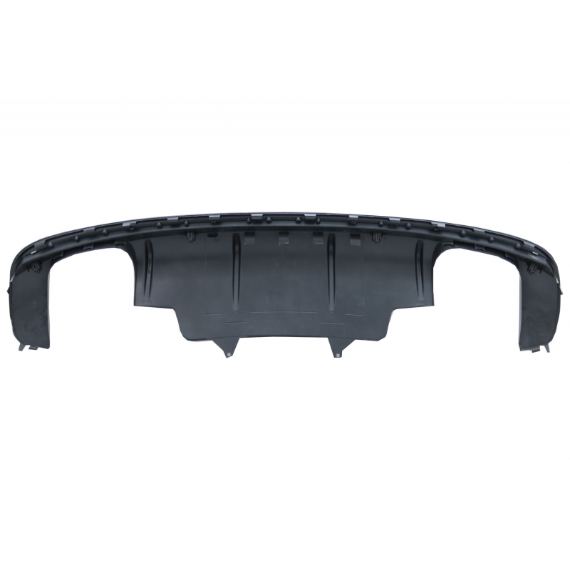Rear Bumper Spoiler Valance Diffuser Double Outlet suitable for AUDI Q5 8R Facelift (2013-2016) S-Line Bumper