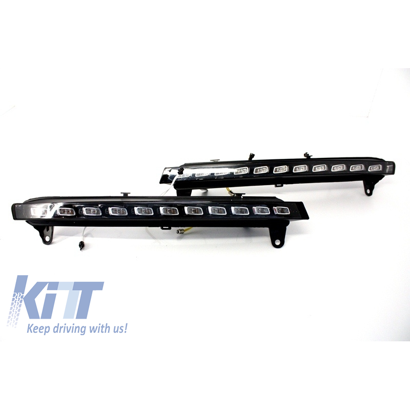 Suitable for AUDI Q7 4L (2006-2009) LED DRL Daytime Running Lights +Turning Lights OEM Facelift Design