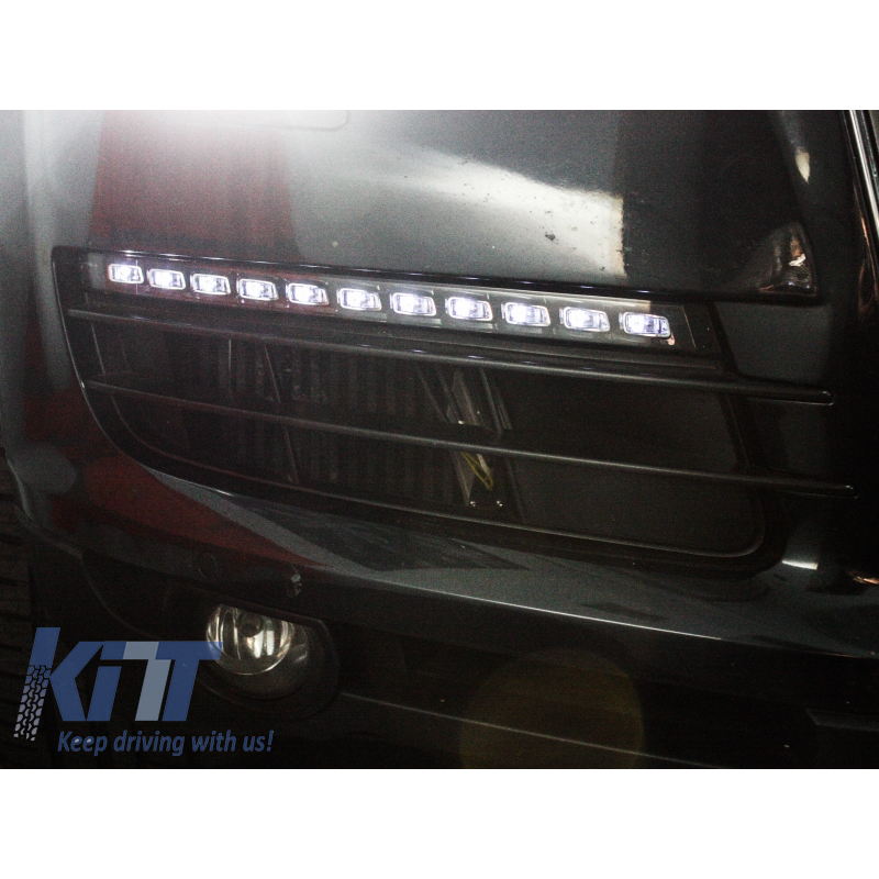 Suitable for AUDI Q7 4L (2006-2009) LED DRL Daytime Running Lights +Turning Lights OEM Facelift Design