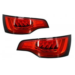 LED Taillights suitable for AUDI Q7 Facelift (2006-2014) Red Black