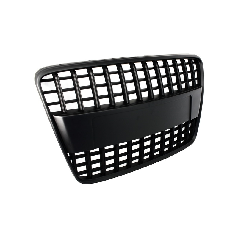 Badgeless Front Grille suitable for AUDI Q7 4L (2006-2015) S-Line Matte Black