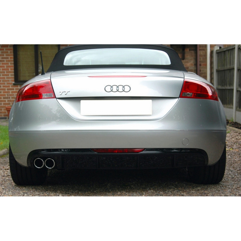 Rear Bumper Valance Air Diffuser suitable for AUDI TT 8J Coupe (2006-2010) VOT Design
