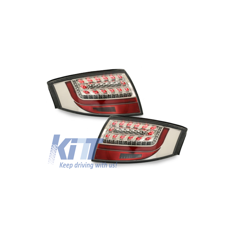 LED taillights suitable for AUDI TT (8N3 / 8N9) 98-05 Chrome