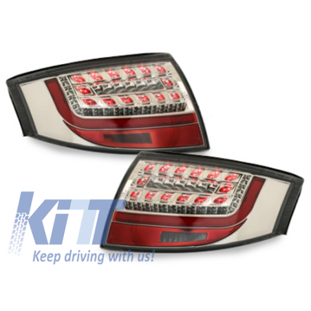 LED taillights suitable for AUDI TT (8N3 / 8N9) 98-05 Chrome LED taillights suitable for AUDI TT (8N3 / 8N9) 98-05 Chrome