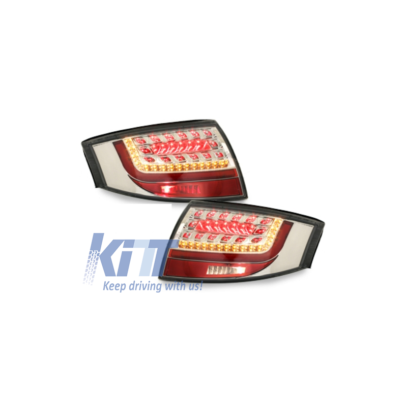 LED taillights suitable for AUDI TT (8N3 / 8N9) 98-05 Chrome