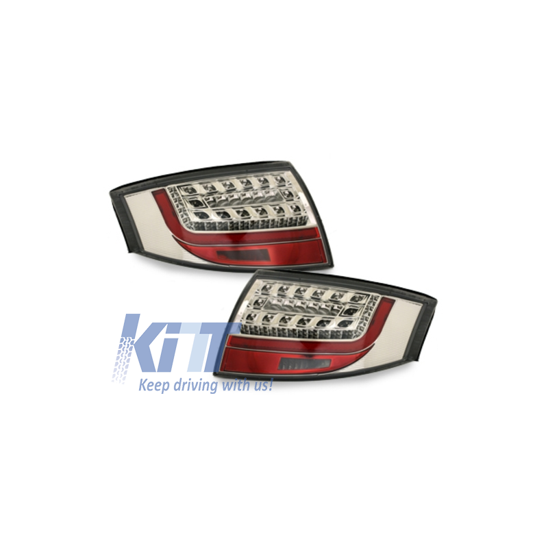 LED taillights suitable for AUDI TT (8N3 / 8N9) 98-05 Chrome