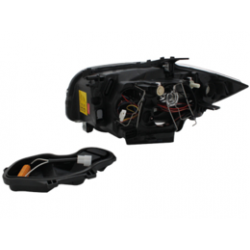 Headlights Angel Eyes suitable for BMW 1er E87 (2004-2007) 2 Halo Rims Grey