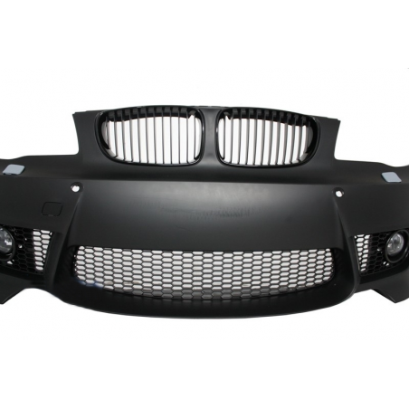 Front Bumper suitable for BMW 1'er E81/E82 E87/E88 (2004-2011) 1M Design with SRA Without Fog Ligts Front Bumper suitable for BMW 1'er E81/E82 E87/E88 (2004-2011) 1M Design with SRA Without Fog Ligts