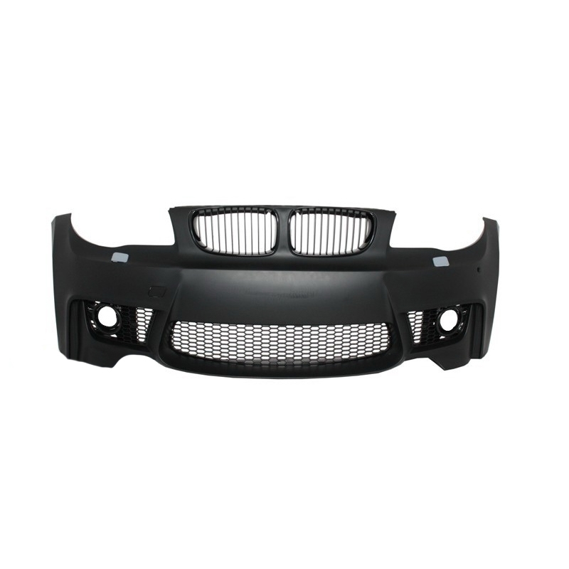 Front Bumper suitable for BMW 1'er E81/E82 E87/E88 (2004-2011) 1M Design with SRA without PDC Without Fog Lights