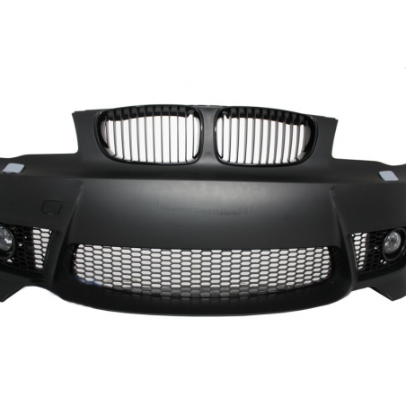 Front Bumper suitable for BMW 1'er E81/E82 E87/E88 (2004-2011) 1M Design with SRA without PDC Without Fog Lights