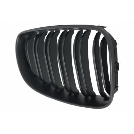 Central Grilles Kidney Grilles suitable for BMW 1 Series E81 E82 E87 E88 M1 M (2007-2011) LCI Double Stripe M Design Matt Black Central Grilles Kidney Grilles suitable for BMW 1 Series E81 E82 E87 E88 M1 M (2007-2011) LCI Double Stripe M Design Matt Black