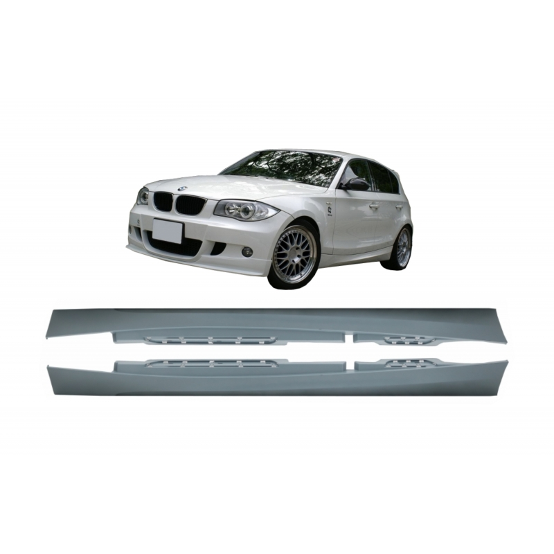 Side Skirts Suitable for BMW 1 Series E87 (2003-2012) 5 Doors M-Technik Sport Design