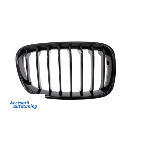 Central Grilles Kidney Grilles suitable for BMW 1 Series F20 F21 (2011-2014) M-Power 3 Color Design Piano Black Central Grilles Kidney Grilles suitable for BMW 1 Series F20 F21 (2011-2014) M-Power 3 Color Design Piano Black