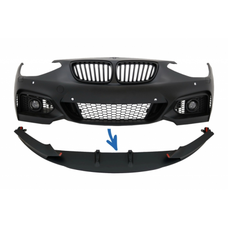 Front Bumper Lip Spoiler suitable for BMW 1 Series F20 F21 (2011-2014) 2 Series F22 F23 (2014-) M Sport M-Performance Design Front Bumper Lip Spoiler suitable for BMW 1 Series F20 F21 (2011-2014) 2 Series F22 F23 (2014-) M Sport M-Performance Design