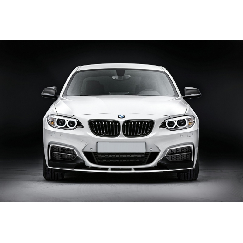 Front Bumper Lip Spoiler suitable for BMW 1 Series F20 F21 (2011-2014) 2 Series F22 F23 (2014-) M Sport M-Performance Design