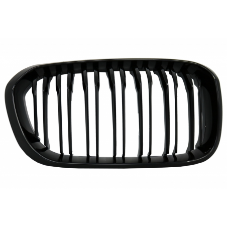 Central Kidney Grilles suitable for BMW 1 Series F20 F21 LCI (2015-2018) Double Stripe M1 Design Piano Black Central Kidney Grilles suitable for BMW 1 Series F20 F21 LCI (2015-2018) Double Stripe M1 Design Piano Black