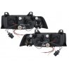 headlights suitable for BMW E36 Lim. 7.92-3.98 _ 2 halo rims _ black headlights suitable for BMW E36 Lim. 7.92-3.98 _ 2 halo rims _ black
