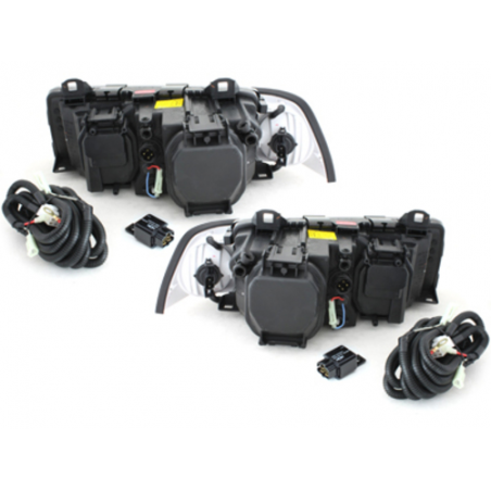 headlights suitable for BMW E36 Lim. 92-98 _ 2 halo rims headlights suitable for BMW E36 Lim. 92-98 _ 2 halo rims