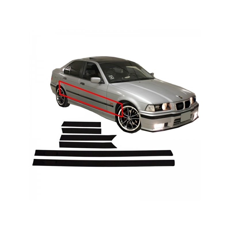 Suitable for BMW E36 3 Series 4D (1992-1998) Door Moldings Strips M3 Design limousine Sedan