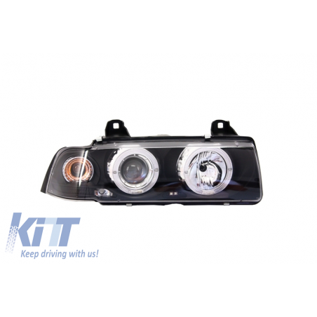 Angel Eyes Headlights suitable for BMW 3 Series E36 2D Coupe/Cabrio (1992-1997) Angel Eyes Headlights suitable for BMW 3 Series E36 2D Coupe/Cabrio (1992-1997)