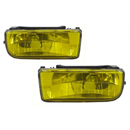 Fog Lights Lamps suitable for BMW 3 Series E36 1991-1999 Glass Yellow Lens Fog Lights Lamps suitable for BMW 3 Series E36 1991-1999 Glass Yellow Lens