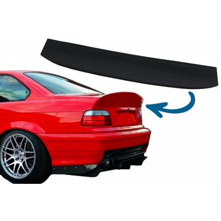 Trunk Spoiler suitable for BMW 3 Series E36 Coupe/Sedan (1990-2000) M3 CSL Design Trunk Spoiler suitable for BMW 3 Series E36 Coupe/Sedan (1990-2000) M3 CSL Design