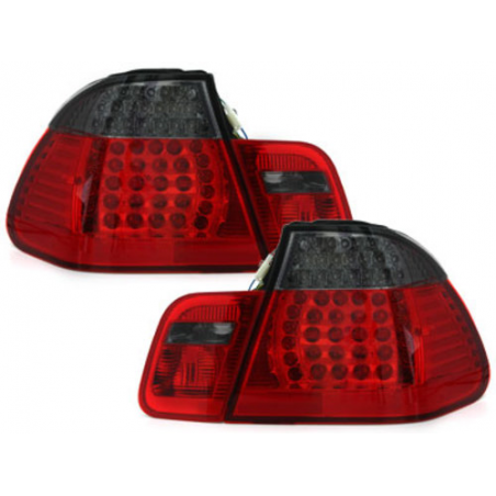 LED Taillights suitable for BMW 3 Series E46 Limousine 4D (2002-2004) Red/Black