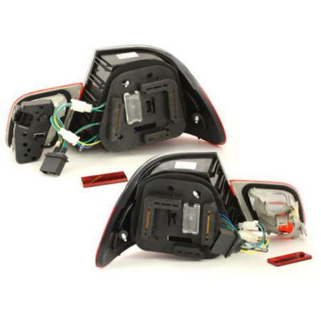 LED Taillights suitable for BMW 3 Series E46 Coupe 2D (1998-2003) Red/Black