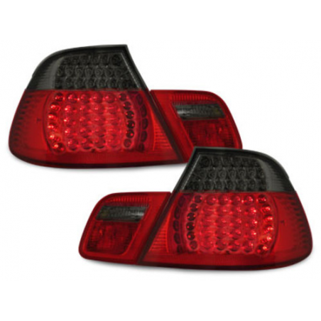 LED Taillights suitable for BMW 3 Series E46 Coupe 2D (1998-2003) Red/Black