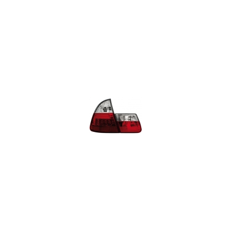 LED taillights suitable for BMW E46 Touring 01-06 _ red/crystal