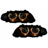 Headlights Angel Eyes suitable for BMW 3 Series E46 Limousine Touring (05.1998-08.2001) Black Headlights Angel Eyes suitable for BMW 3 Series E46 Limousine Touring (05.1998-08.2001) Black