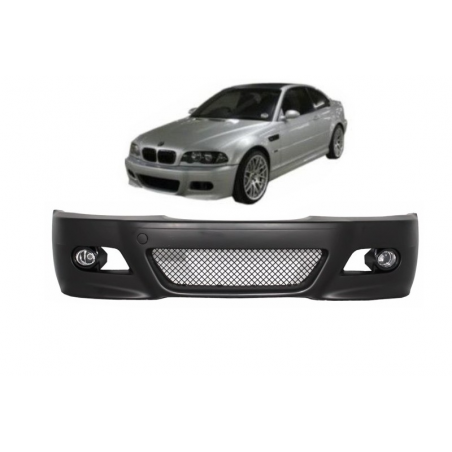 Front Bumper suitable for BMW 3 Series Coupe/Cabrio/Sedan/Estate E46 (1998-2004) M3 Design Front Bumper suitable for BMW 3 Series Coupe/Cabrio/Sedan/Estate E46 (1998-2004) M3 Design