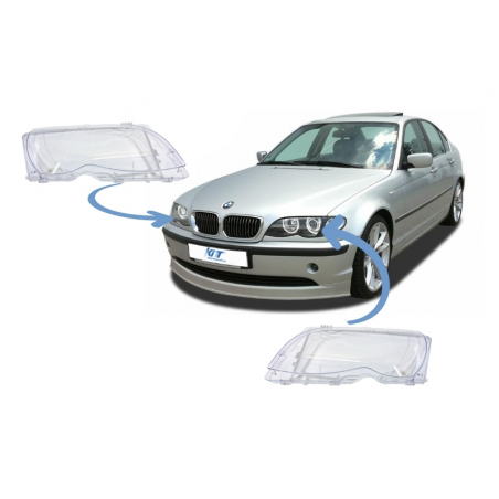 Headlights Glasses suitable for BMW 3 Series E46 LCI Facelift Sedan/Touring (2001-2004) Headlights Glasses suitable for BMW 3 Series E46 LCI Facelift Sedan/Touring (2001-2004)