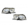 Angel Eyes Headlights suitable for BMW 3 Series E46 (1998-2001) Chrome Edition Angel Eyes Headlights suitable for BMW 3 Series E46 (1998-2001) Chrome Edition