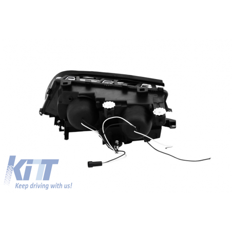 Angel Eyes Headlights suitable for BMW 3 Series E46 (2001-2004) Black Edition Angel Eyes Headlights suitable for BMW 3 Series E46 (2001-2004) Black Edition
