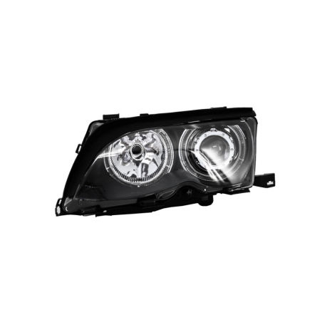 Angel Eyes Headlights suitable for BMW 3 Series E46 (2001-2004) Black Edition Angel Eyes Headlights suitable for BMW 3 Series E46 (2001-2004) Black Edition