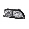 Angel Eyes Headlights suitable for BMW 3 Series E46 Coupe/Cabrio (1998-2003) Chrome Edition Angel Eyes Headlights suitable for BMW 3 Series E46 Coupe/Cabrio (1998-2003) Chrome Edition