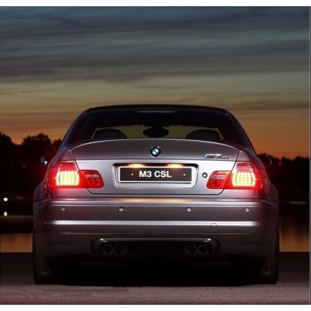 Rear Bumper suitable for BMW 3 Series E46 Coupe Cabrio (1998-2005) M3 CSL Design Rear Bumper suitable for BMW 3 Series E46 Coupe Cabrio (1998-2005) M3 CSL Design
