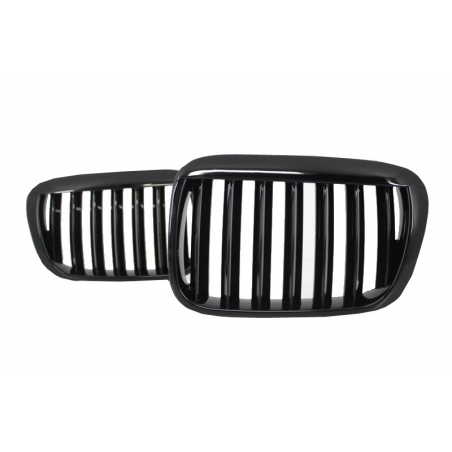 Central Grilles Kidney Grilles 3 Series suitable for BMW E46 Pre Facelift (1998-2001) X5 Piano Black Design Central Grilles Kidney Grilles 3 Series suitable for BMW E46 Pre Facelift (1998-2001) X5 Piano Black Design