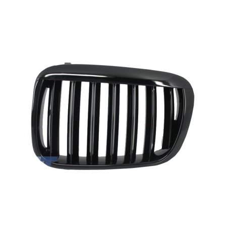 Central Grilles Kidney Grilles 3 Series suitable for BMW E46 Pre Facelift (1998-2001) X5 Piano Black Design Central Grilles Kidney Grilles 3 Series suitable for BMW E46 Pre Facelift (1998-2001) X5 Piano Black Design