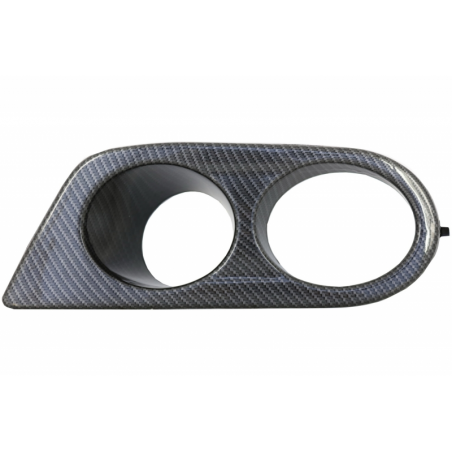 Fog Lights Air Duct Covers suitable for BMW 3 Series E46 (1998-2005) M3 H-Design Carbon Film Fog Lights Air Duct Covers suitable for BMW 3 Series E46 (1998-2005) M3 H-Design Carbon Film