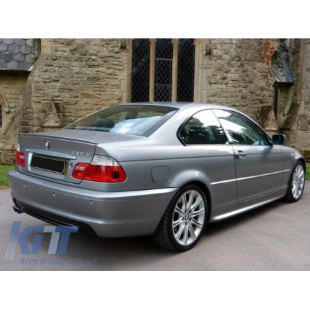 Rear Bumper suitable for BMW E46 Coupe/Cabrio 2D PDC M-Technik II Design Rear Bumper suitable for BMW E46 Coupe/Cabrio 2D PDC M-Technik II Design