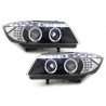 DAYLINE Headlights suitable for BMW E90 E91 05+ 2 Halo Rims Drl Optic LED Black DAYLINE Headlights suitable for BMW E90 E91 05+ 2 Halo Rims Drl Optic LED Black